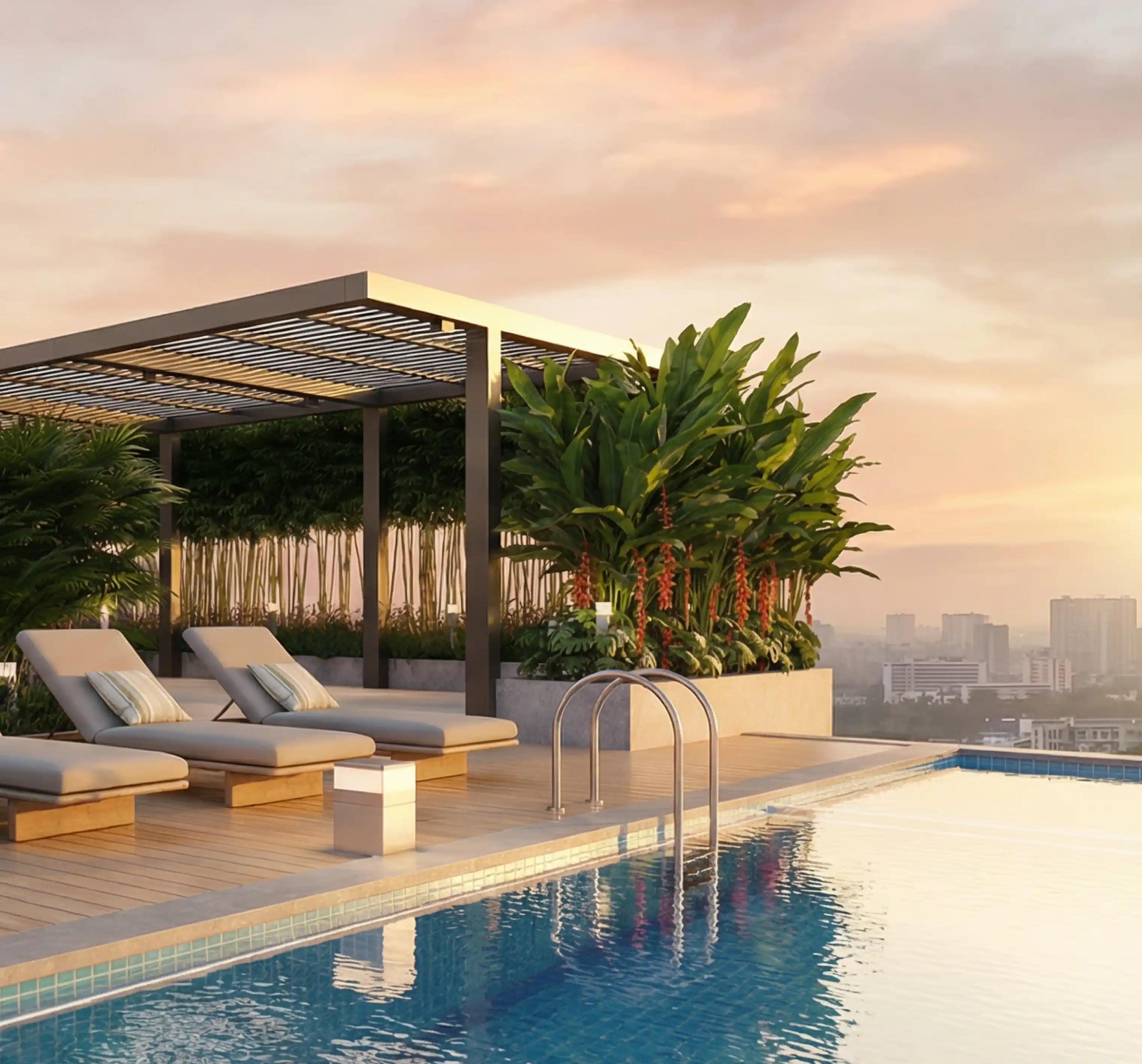 Rooftop Infinity Swimming Pool