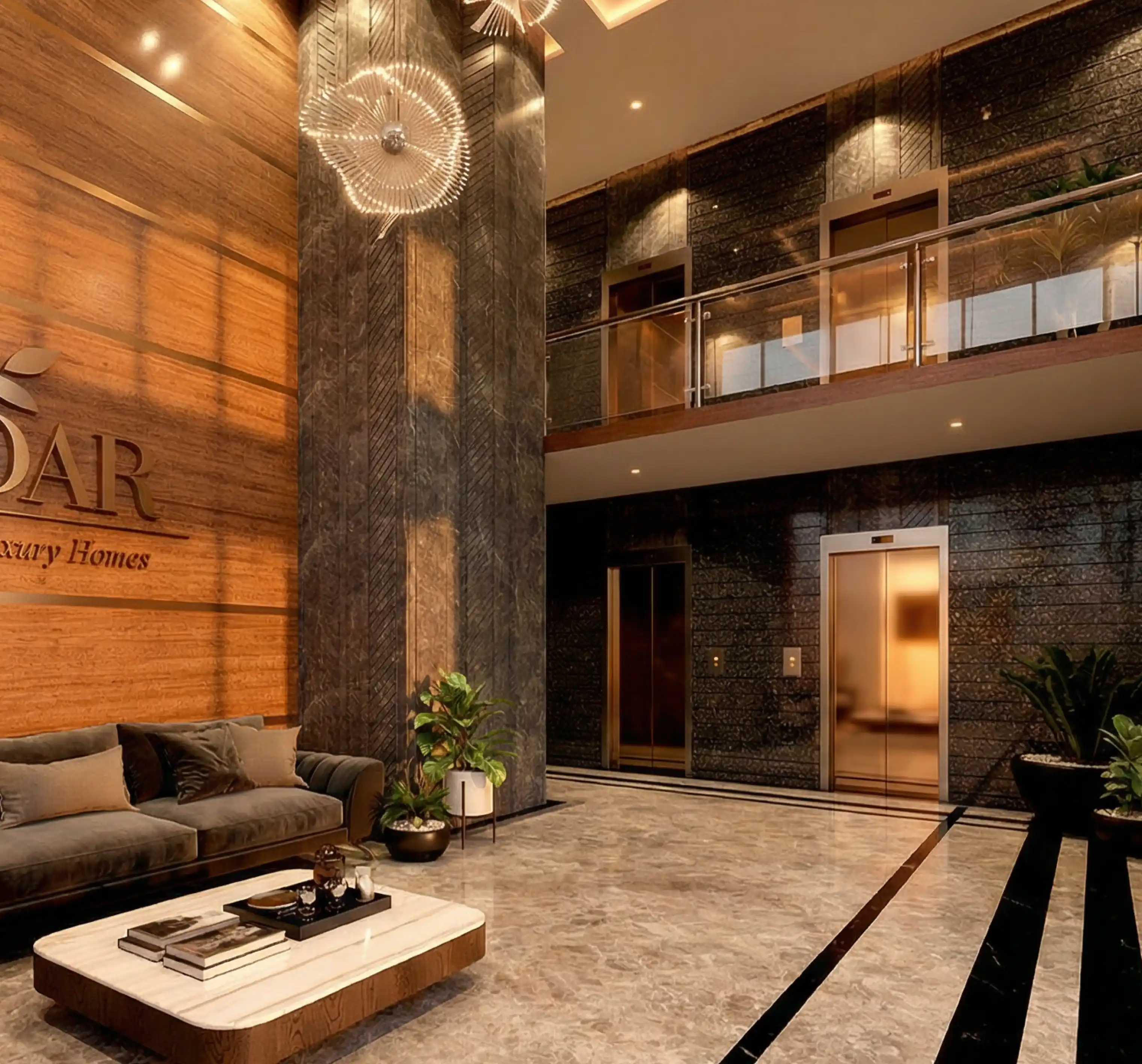 Spacious Visitor’s Lounge